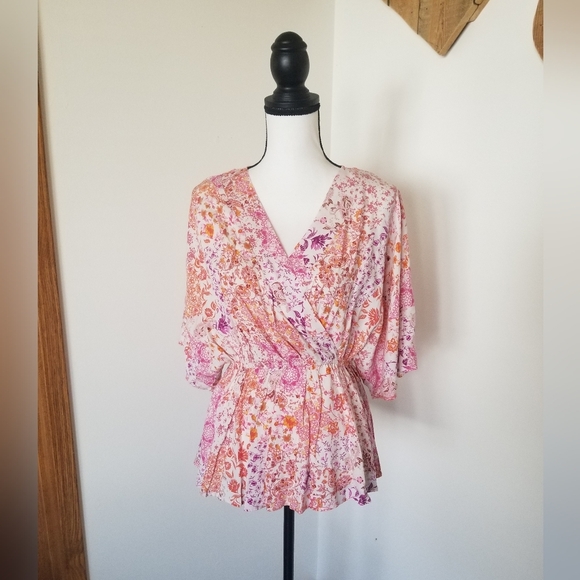NWT Andree Catherine Floral Shirt - Picture 1 of 8